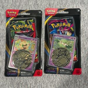 Pokemon phantasmal flames blister packs with coin bundle of 2